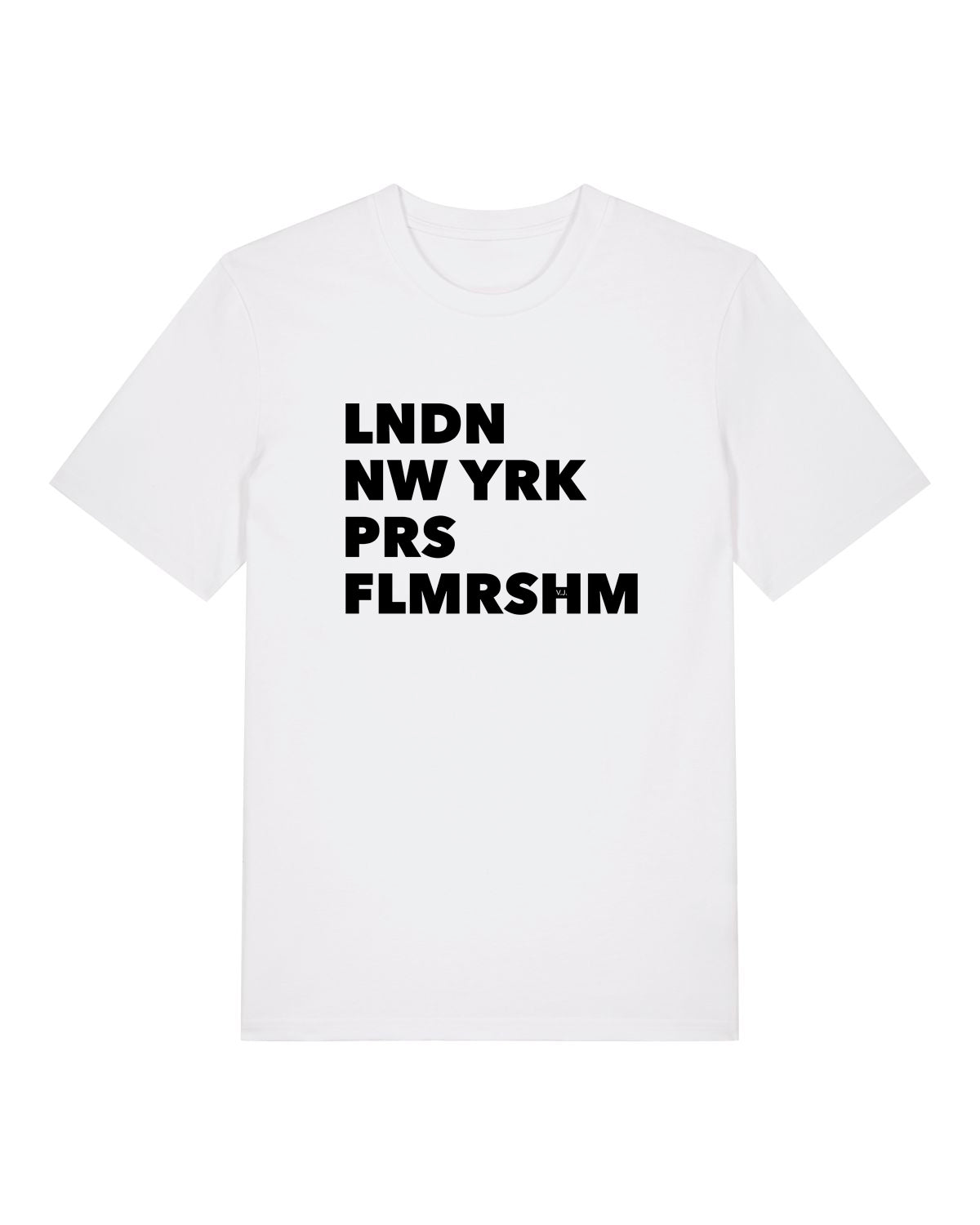 FLMRSHM | T-SHIRT | UNISEX | WHITE