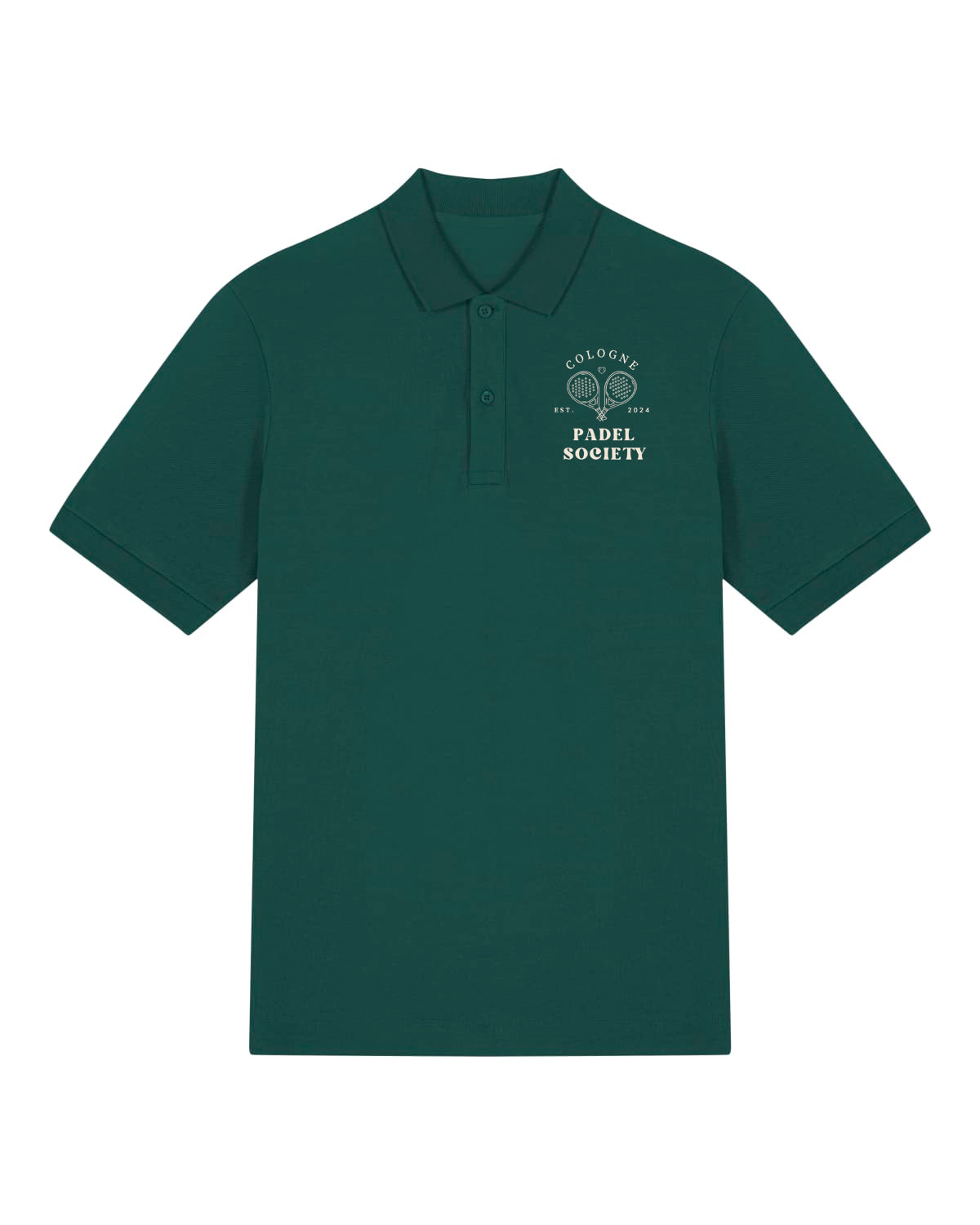 PADEL SOCIETY | POLOSHIRT | UNISEX | DARK GREEN