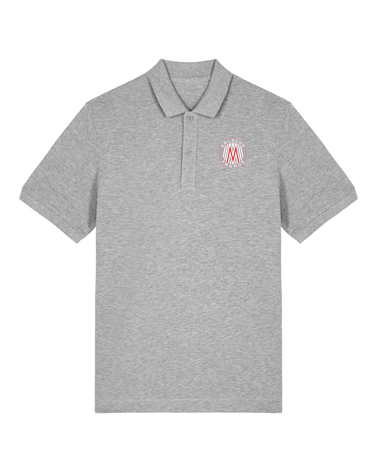 KÖLSCHE FRÜNDE | POLOSHIRT | UNISEX | HEATHER GREY
