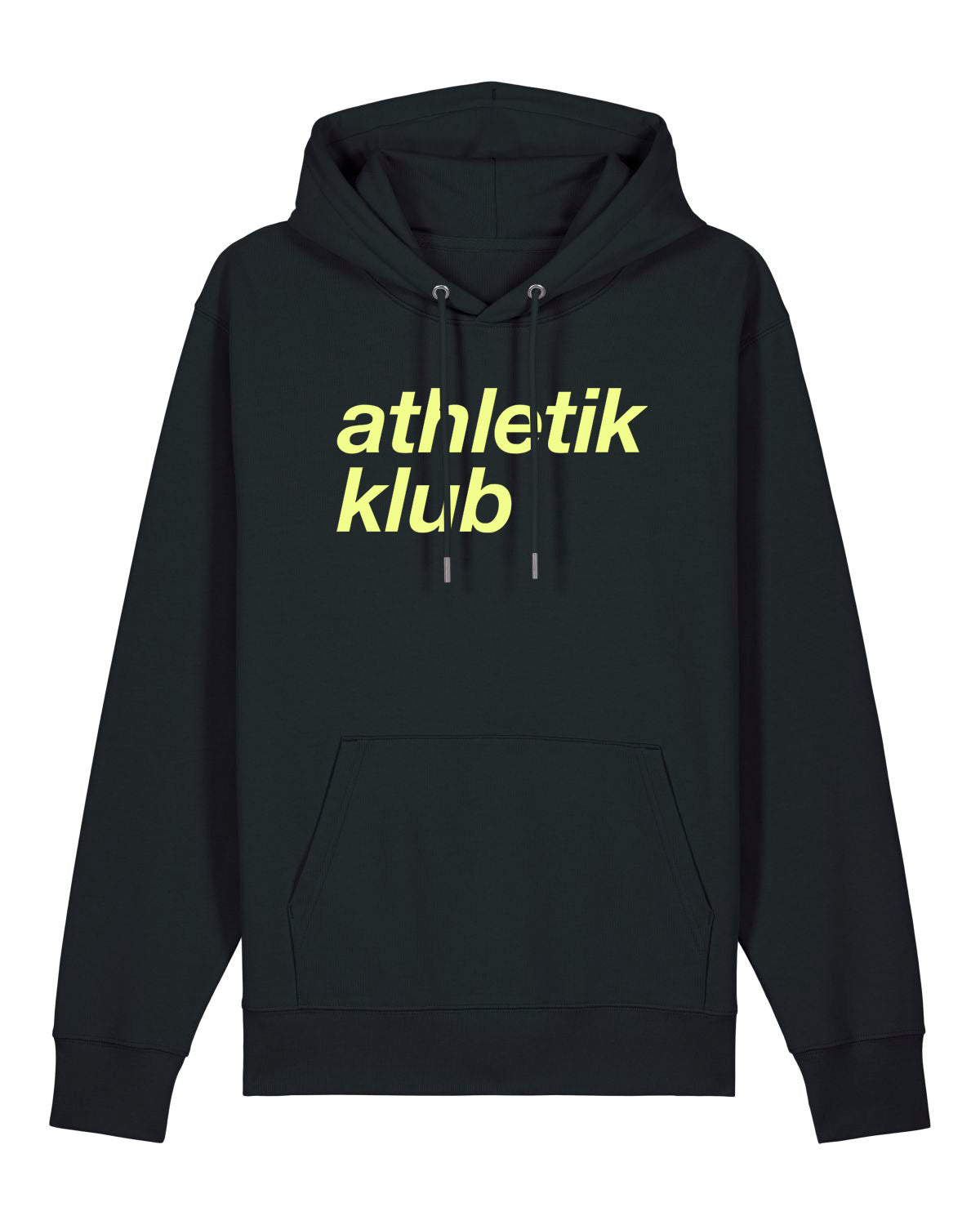 ATHL | HOODIE | UNISEX | BLACK | BIG LOGO