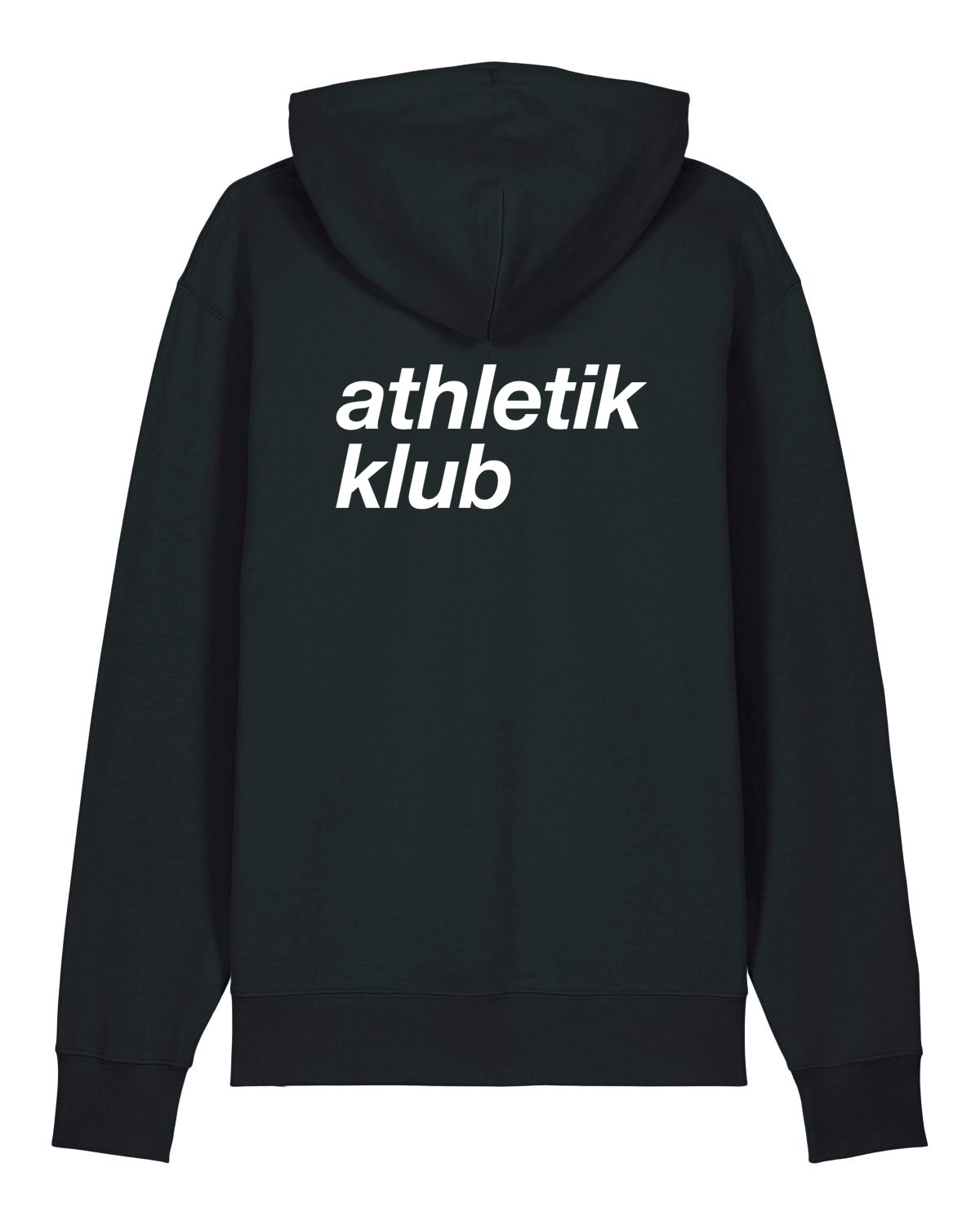 ATHL | HOODIE WITH BACKPRINT | UNISEX | BLACK