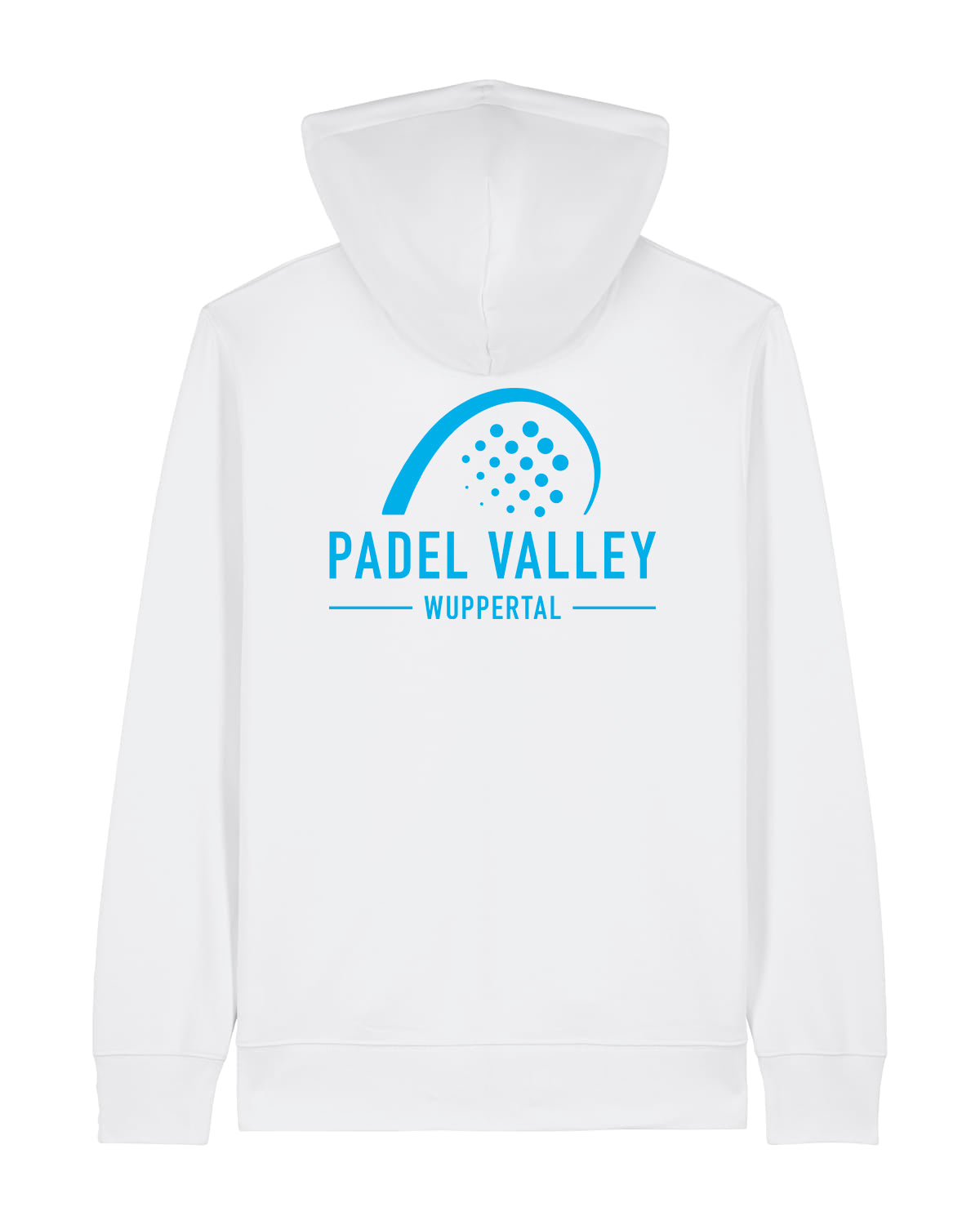 PADEL VALLEY | ZIPPER WITH BACKPRINT | UNISEX | WHITE