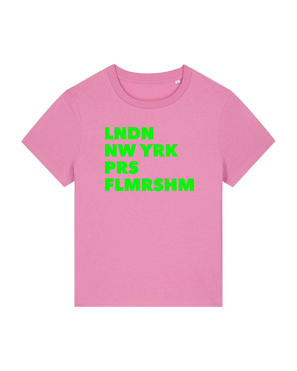 FLMRSHM | T-SHIRT | WOMEN | BUBBLE PINK