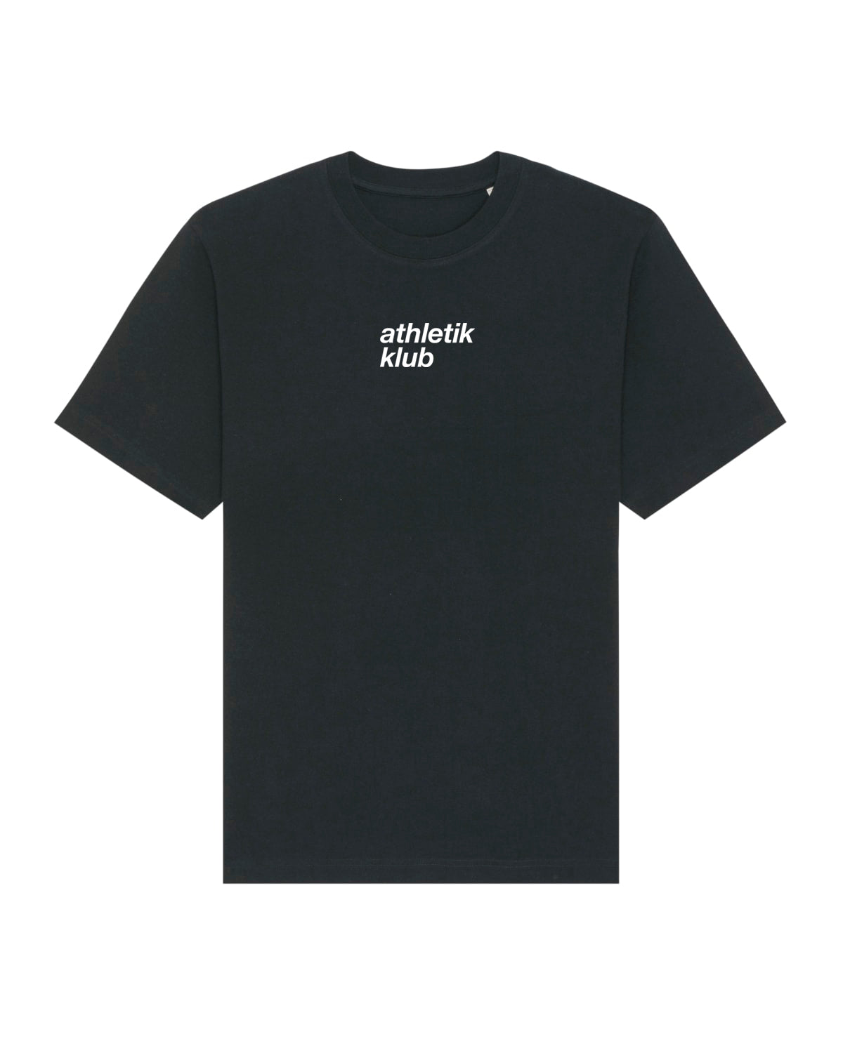 ATHL | RELAXED T-SHIRT WITH BACKPRINT | UNISEX | BLACK