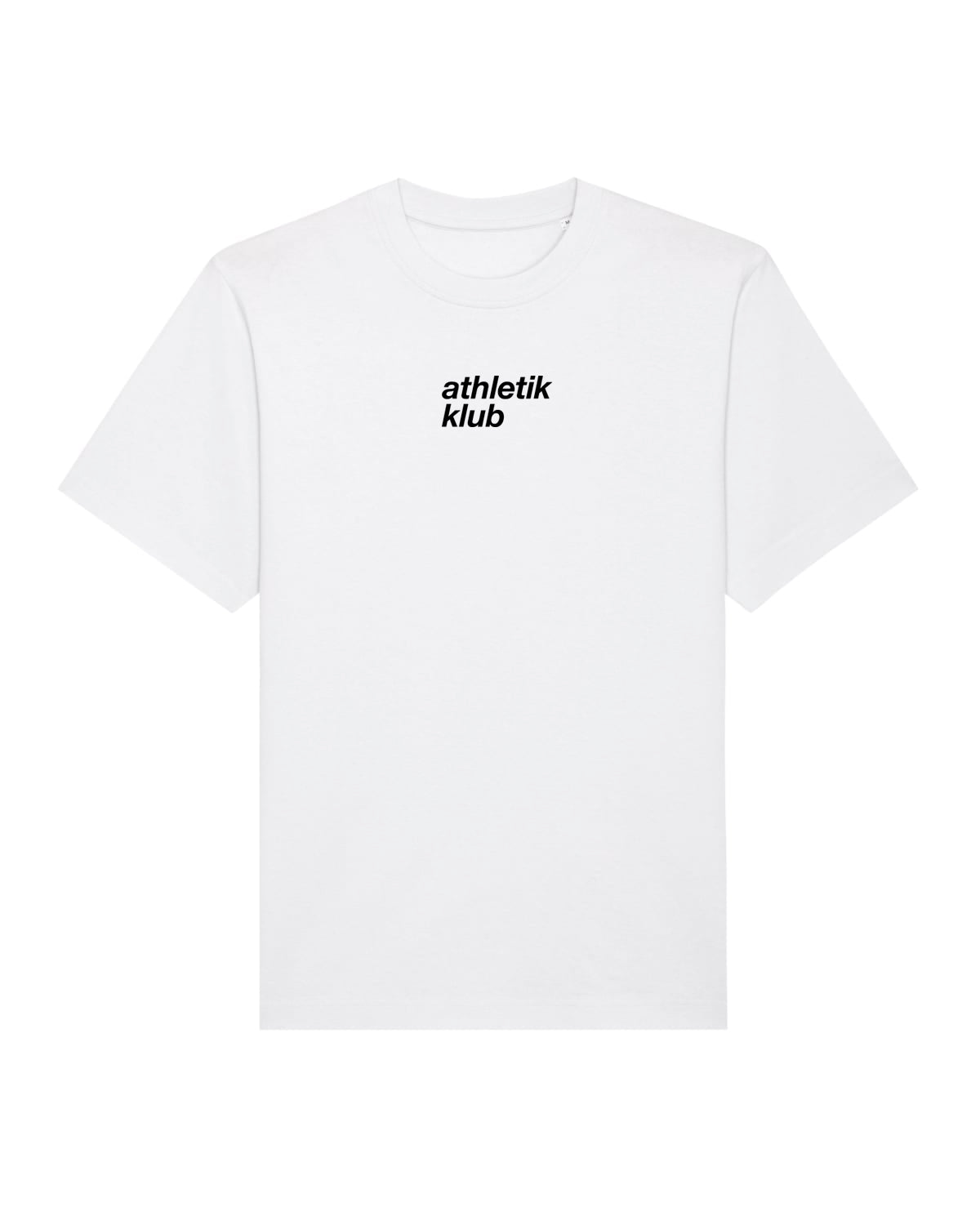 ATHL | RELAXED T-SHIRT WITH BACKPRINT | UNISEX | WHITE