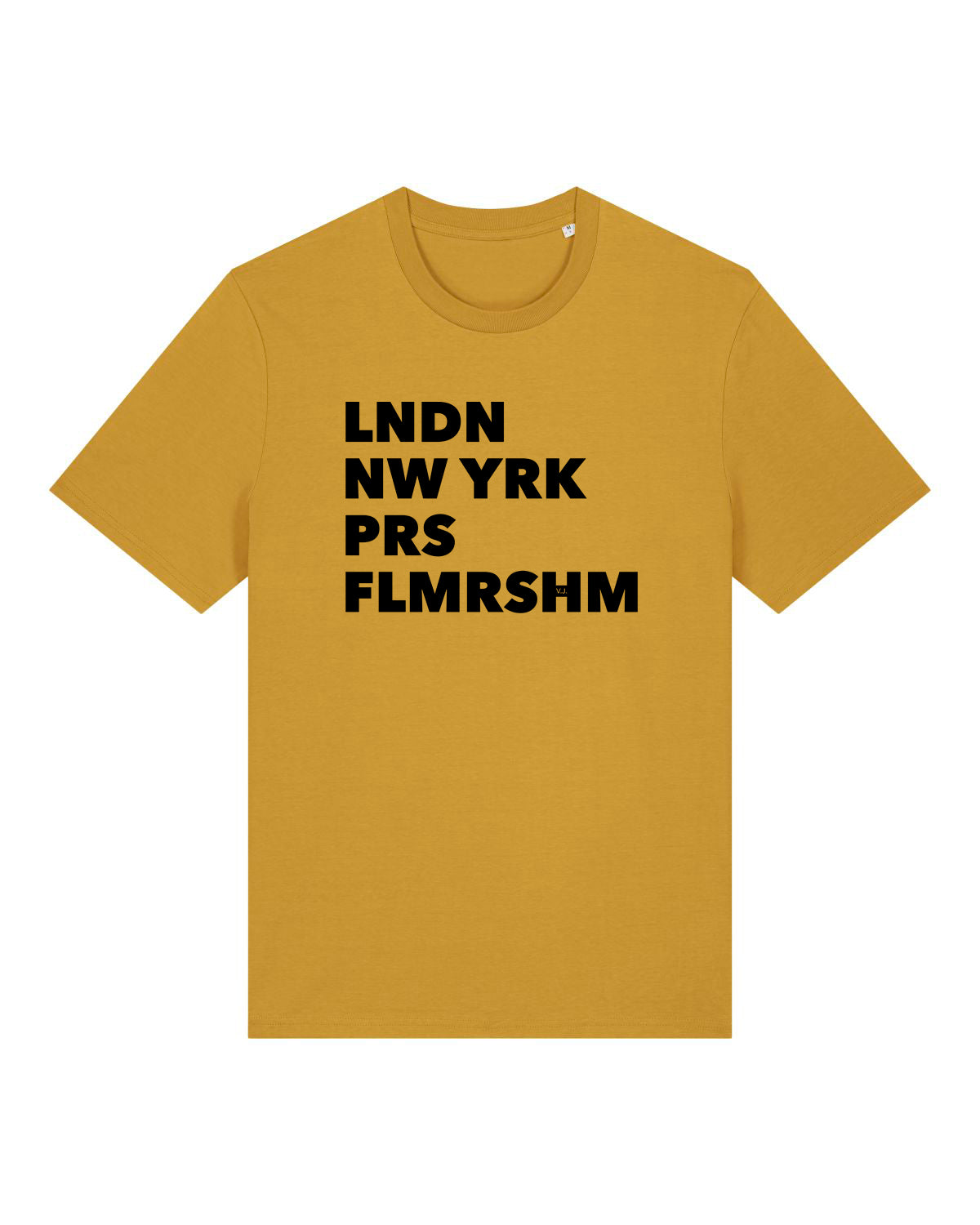 FLMRSHM | T-SHIRT | UNISEX | OCHRE