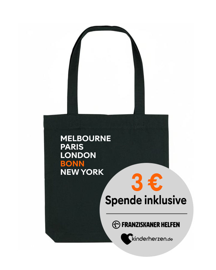 BONN OPEN | TOTE BAG | CHARITY | BLACK