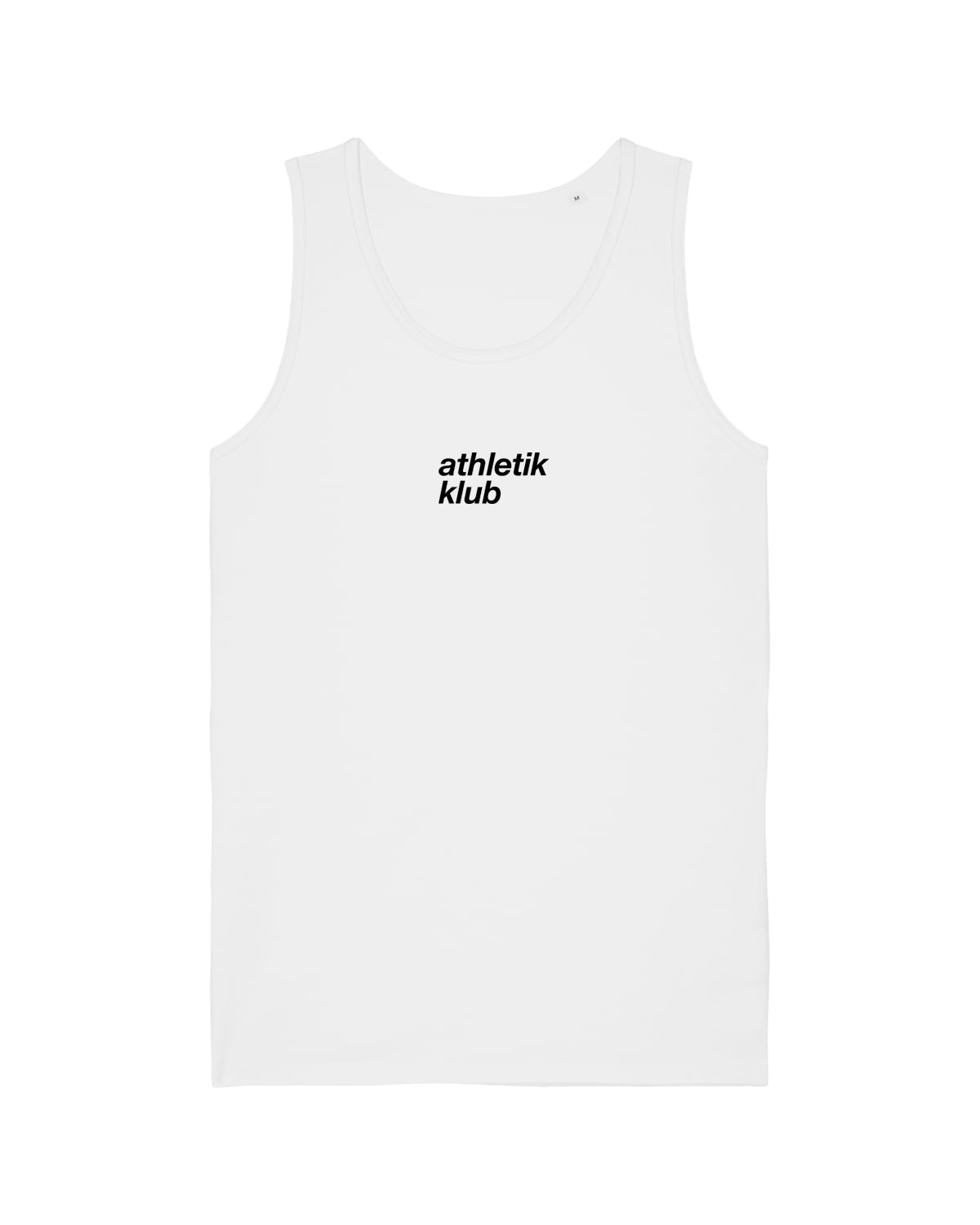 ATHL | TANKTOP WITH BACKPRINT | UNISEX | WHITE
