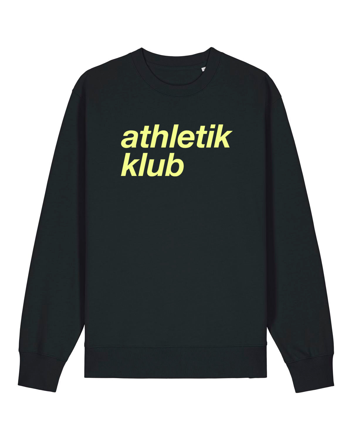 ATHL | CREWNECK | UNISEX | BLACK | BIG LOGO