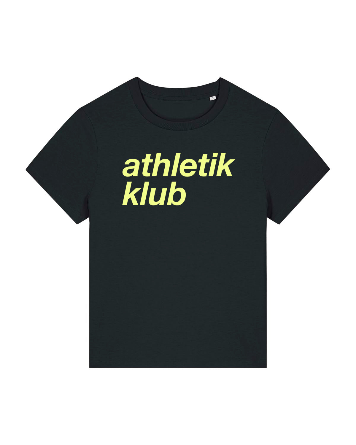 ATHL | T-SHIRT | WOMEN | BLACK | BIG LOGO