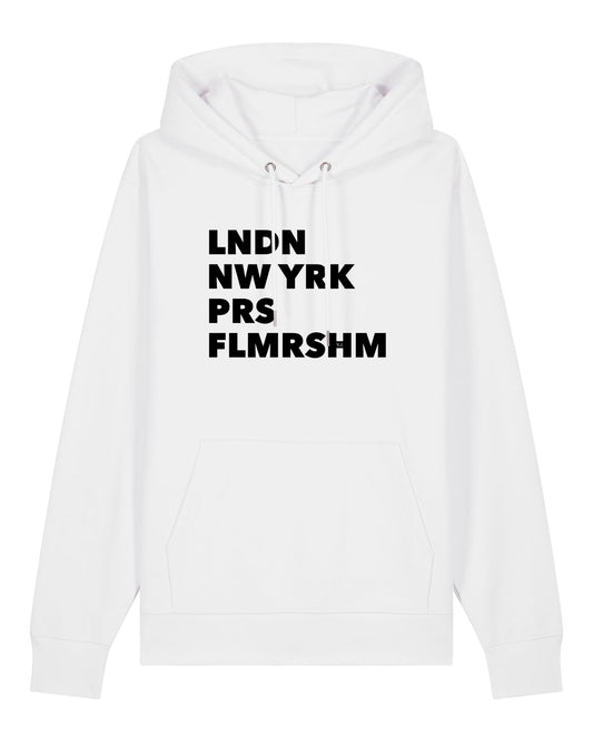 FLMRSHM | HOODIE | UNISEX | WHITE