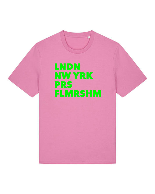 FLMRSHM | T-SHIRT | UNISEX | BUBBLE PINK