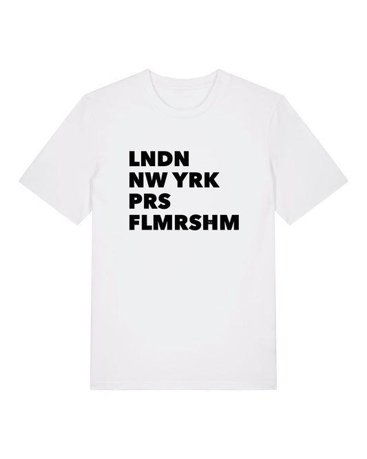 FLMRSHM | T-SHIRT | UNISEX | WHITE