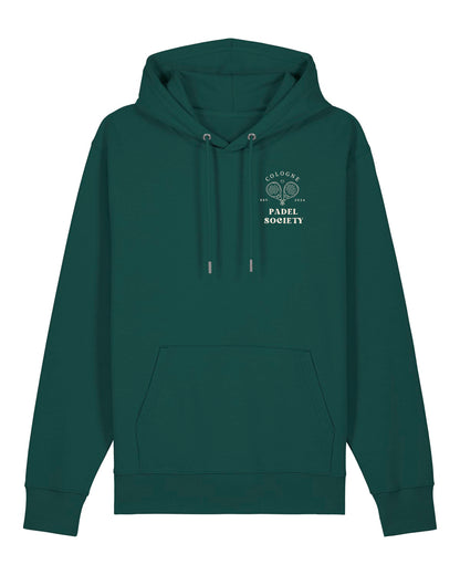 PADEL SOCIETY | HOODIE WITH BACKPRINT | UNISEX | DARK GREEN