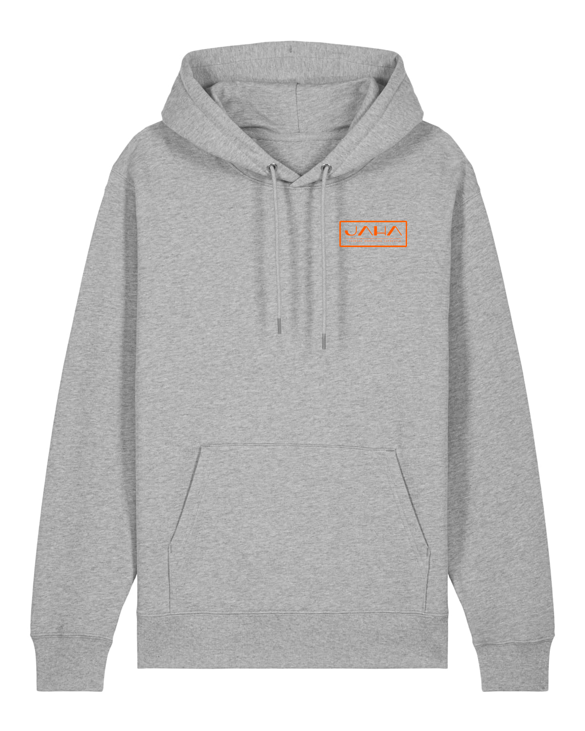 JAHA | HOODIE WITH BACKPRINT | HAPPY HOUR | UNISEX | GREY