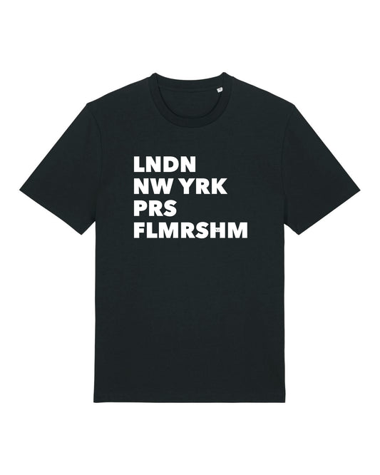 FLMRSHM | T-SHIRT | UNISEX | BLACK