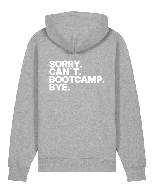 JAHA | HOODIE WITH BACKPRINT | SORRY | UNISEX | GREY