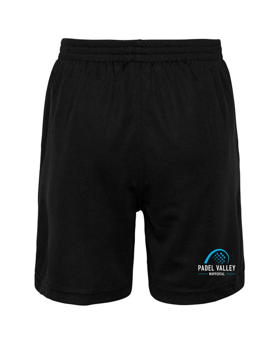 PADEL VALLEY | COOL SHORTS | UNISEX | BLACK