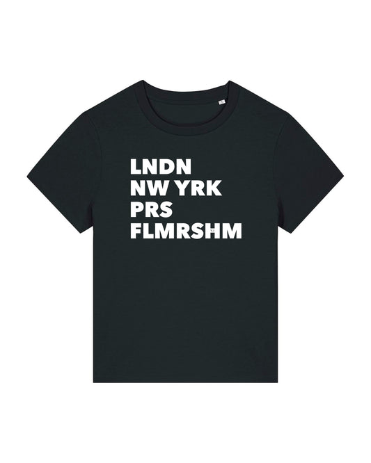 FLMRSHM | T-SHIRT | WOMEN | BLACK