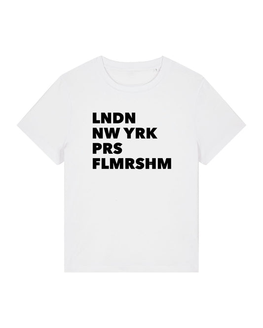 FLMRSHM | T-SHIRT | WOMEN | WHITE