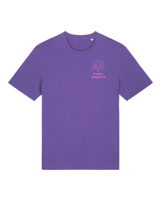PADEL SOCIETY | T-SHIRT WITH BACKPRINT | UNISEX | PURPLE