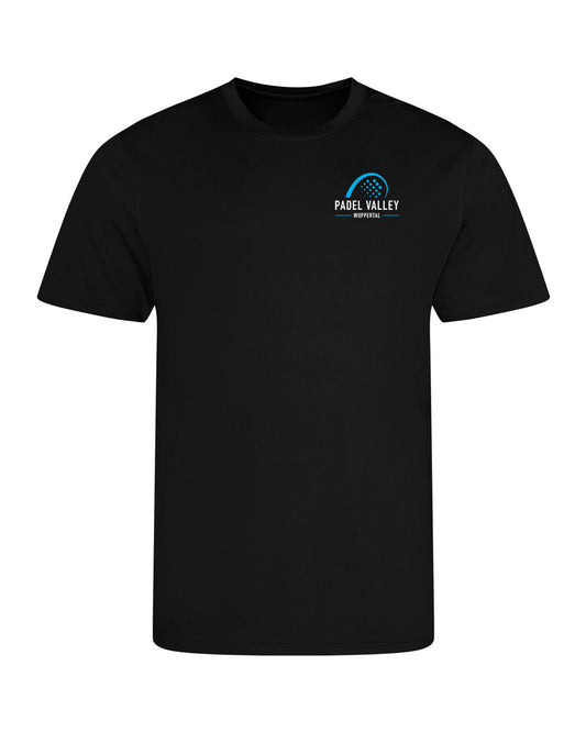 PADEL VALLEY | PERFORMANCE SHIRT | UNISEX | BLACK