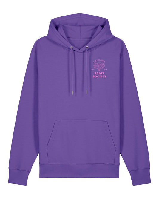 PADEL SOCIETY | HOODIE WITH BACKPRINT | UNISEX | PURPLE