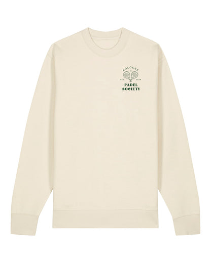 PADEL SOCIETY | CREWNECK WITH BACKPRINT | UNISEX | NATURE