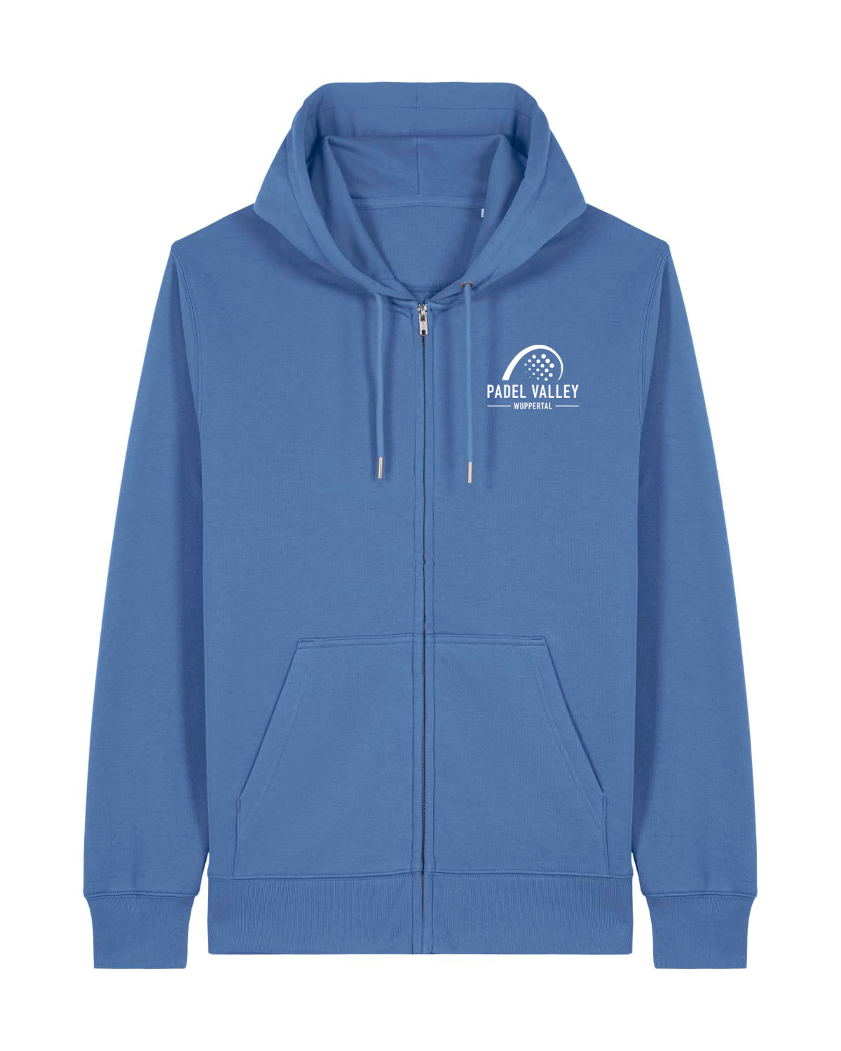 PADEL VALLEY | ZIPPER WITH BACKPRINT | UNISEX | BRIGHT BLUE