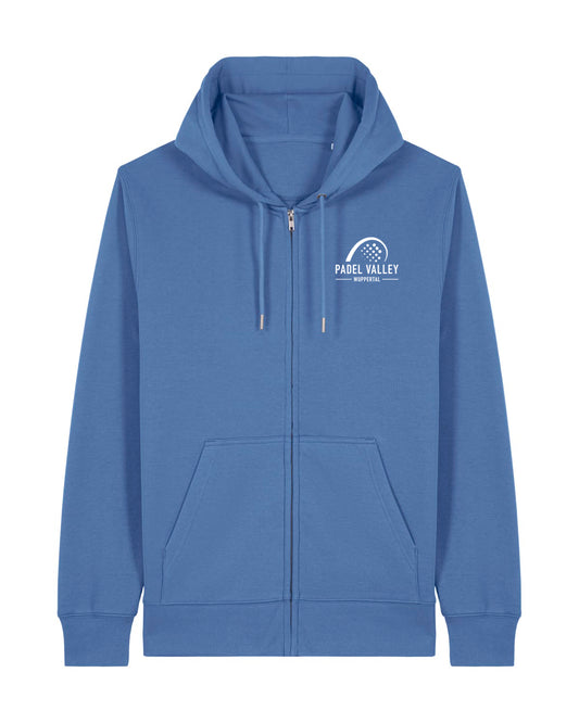 PADEL VALLEY | ZIPPER WITH BACKPRINT | UNISEX | BRIGHT BLUE