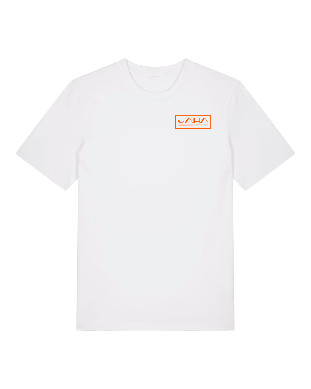 JAHA | T-SHIRT WITH BACKPRINT | HAPPY HOUR | UNISEX | WHITE