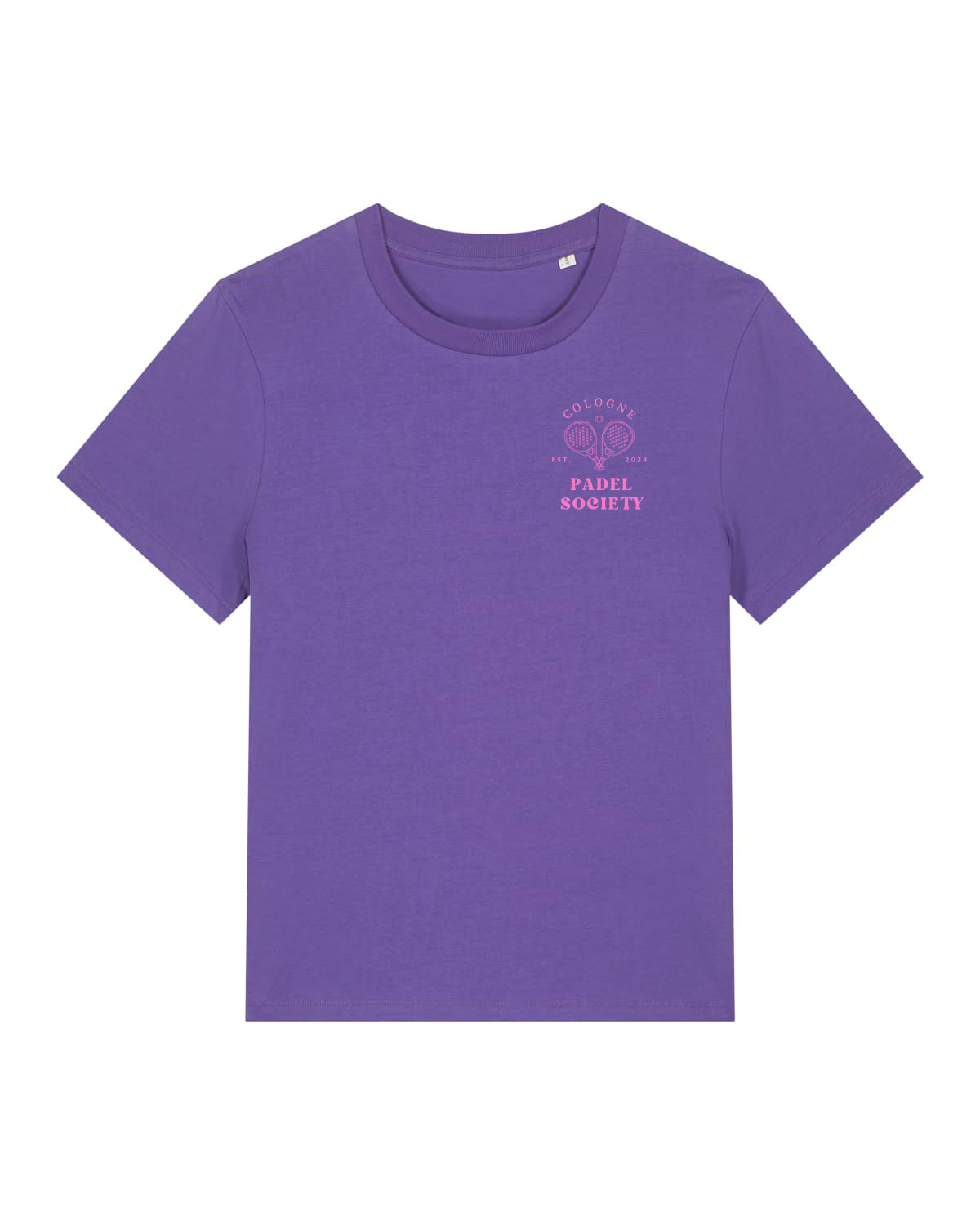 PADEL SOCIETY | T-SHIRT WITH BACKPRINT | WOMEN | PURPLE