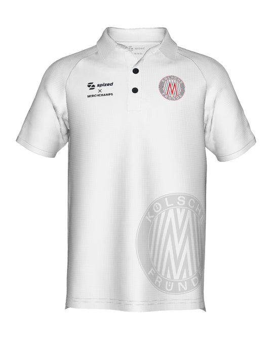 KÖLSCHE FRÜNDE | SPORT POLOSHIRT | UNISEX | WHITE