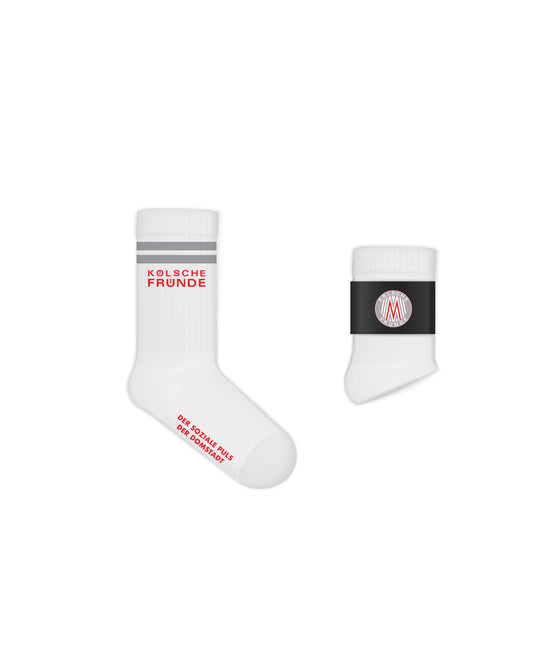 KÖLSCHE FRÜNDE | SOCKS | UNISEX | WHITE