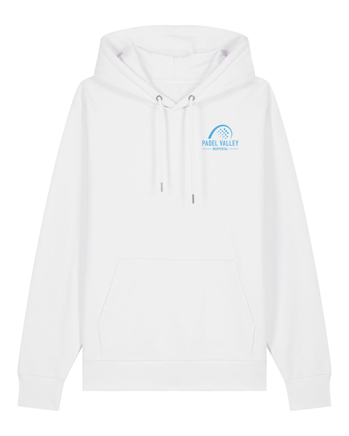 PADEL VALLEY | HOODIE WITH BACKPRINT | UNISEX | WHITE