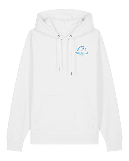 PADEL VALLEY | HOODIE WITH BACKPRINT | UNISEX | WHITE