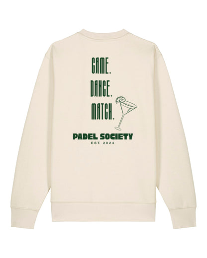 PADEL SOCIETY | CREWNECK WITH BACKPRINT | UNISEX | NATURE