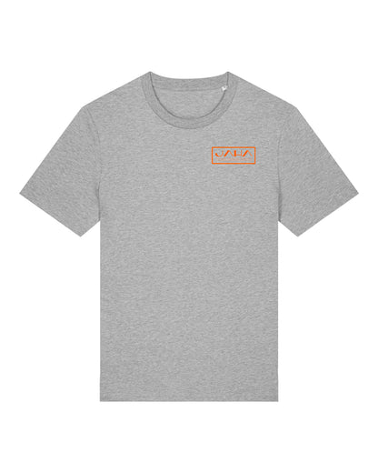 JAHA | T-SHIRT WITH BACKPRINT | HAPPY HOUR | UNISEX | GREY