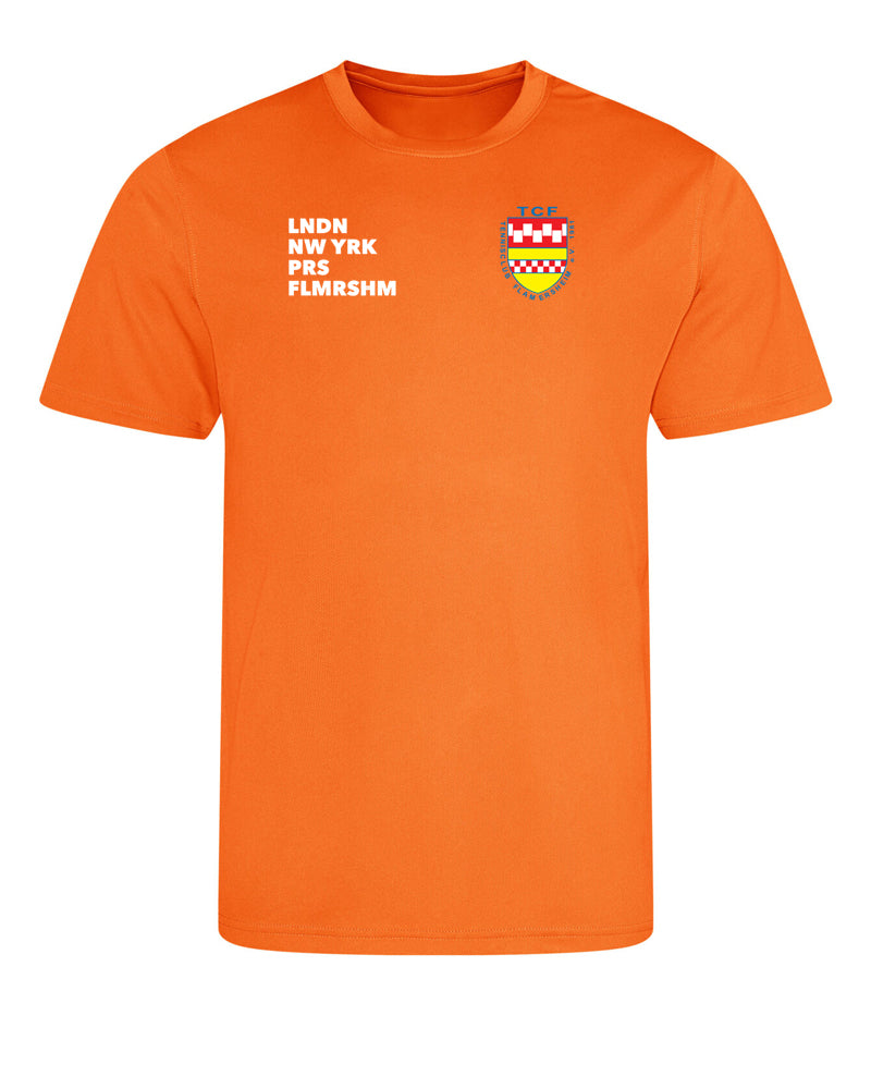 FLMRSHM | PERFORMANCE SHIRT | UNISEX | ELECTRIC ORANGE