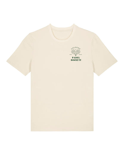PADEL SOCIETY | T-SHIRT WITH BACKPRINT | UNISEX | NATURE