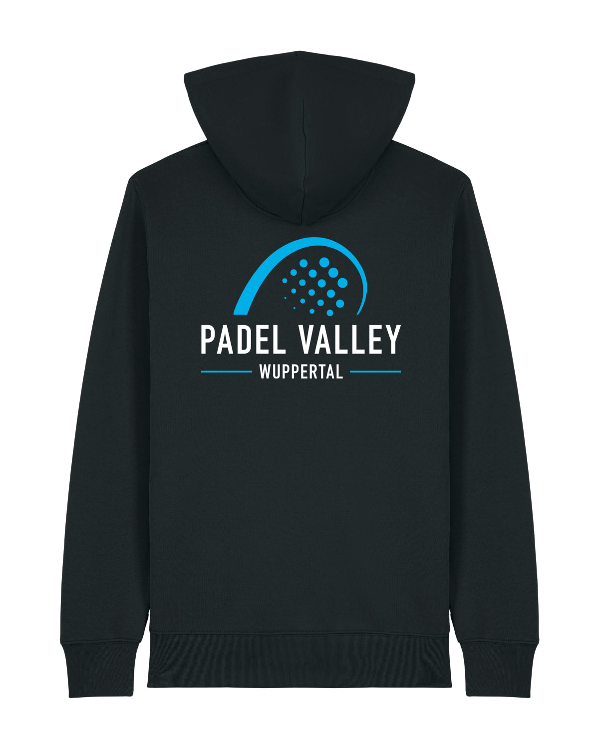 PADEL VALLEY | ZIPPER WITH BACKPRINT | UNISEX | BLACK