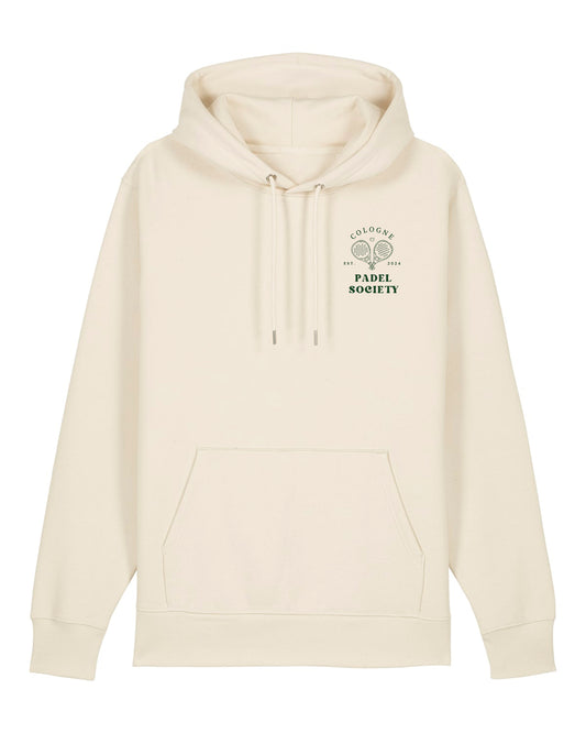 PADEL SOCIETY | HOODIE WITH BACKPRINT | UNISEX | NATURE