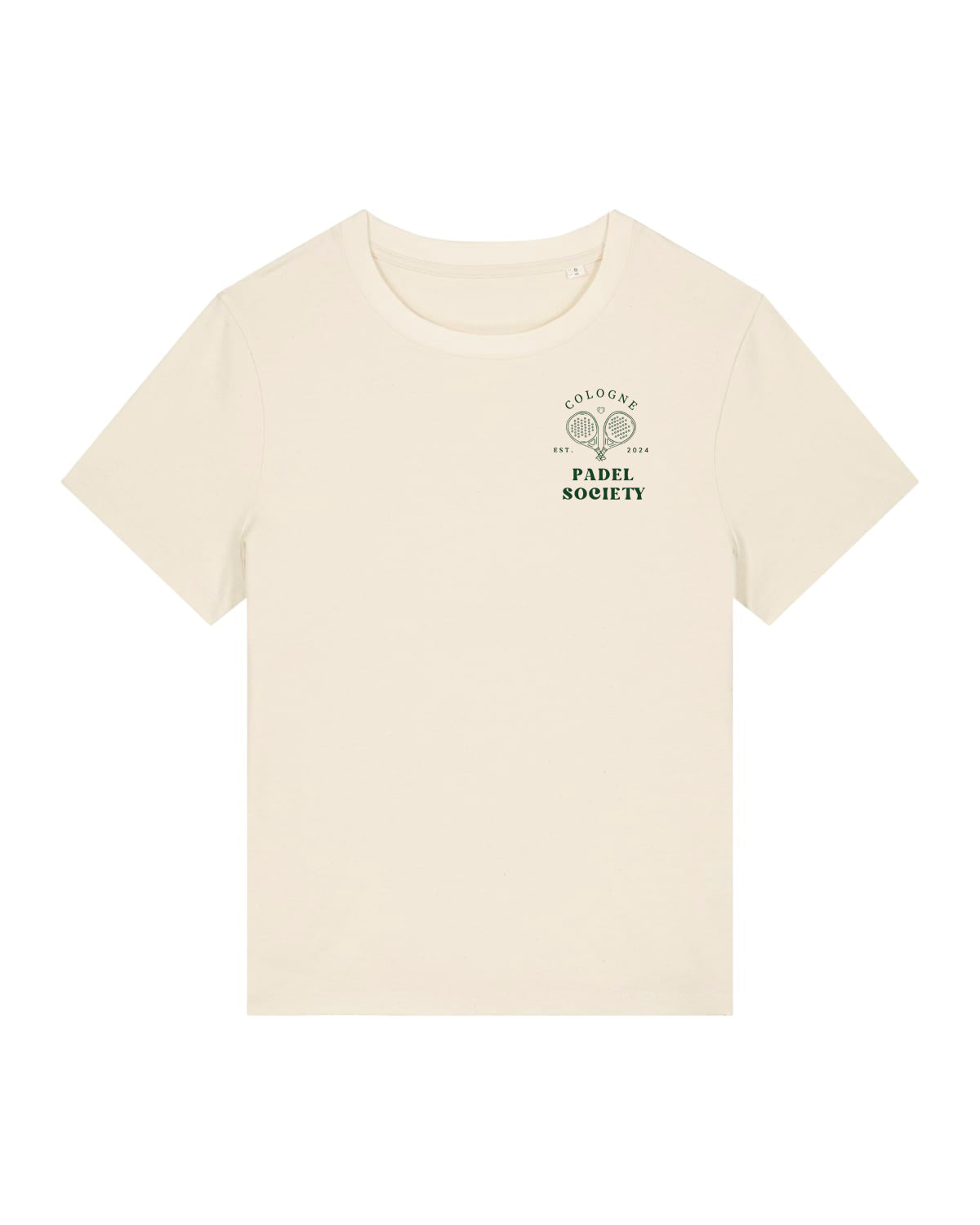 PADEL SOCIETY | T-SHIRT WITH BACKPRINT | WOMEN | NATURE