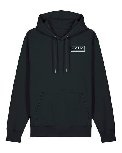 JAHA | HOODIE WITH BACKPRINT | UNFORCED ERROR CLUB | UNISEX | BLACK