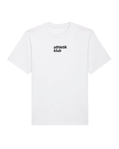 ATHL | RELAXED T-SHIRT WITH BACKPRINT | UNISEX | WHITE