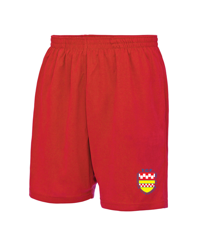 FLMRSHM | COOL SHORTS | UNISEX | FIRE RED