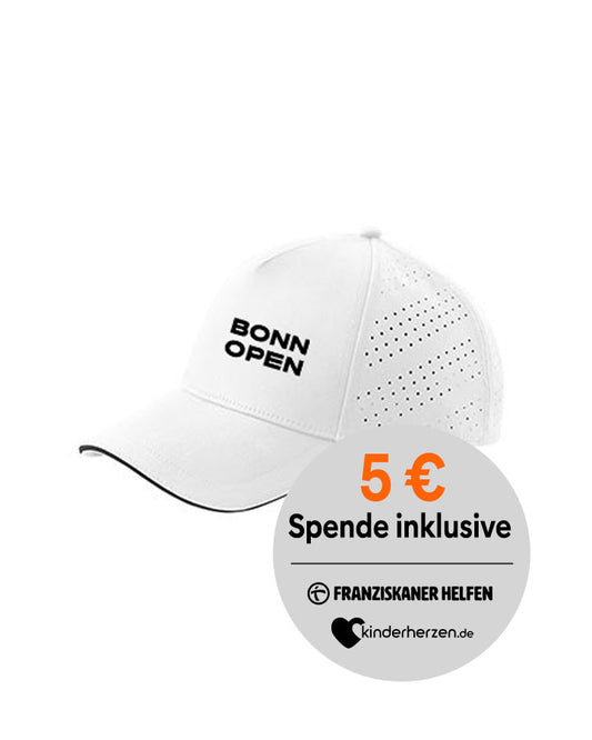 BONN OPEN | CAP | CHARITY | UNISEX | WHITE