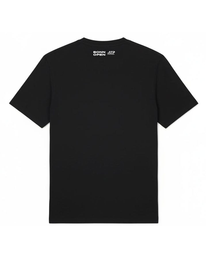 BONN OPEN | T-SHIRT WITH BACKPRINT | CHARITY | UNISEX | BLACK