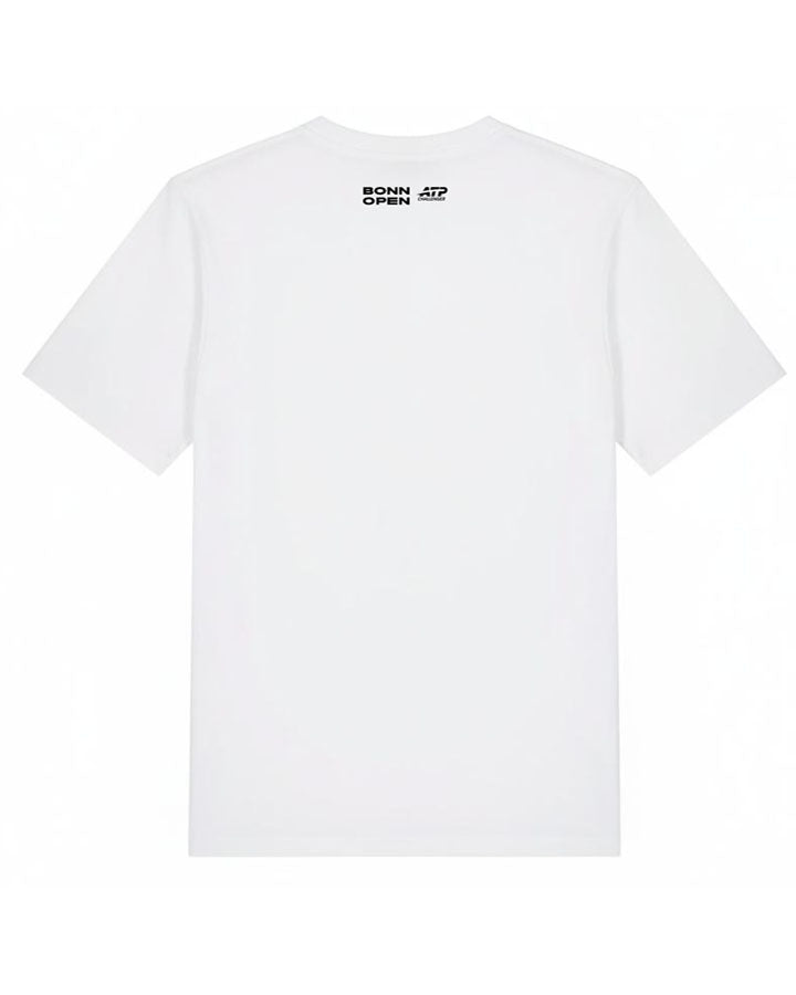 BONN OPEN | T-SHIRT WITH BACKPRINT | UNISEX | WHITE
